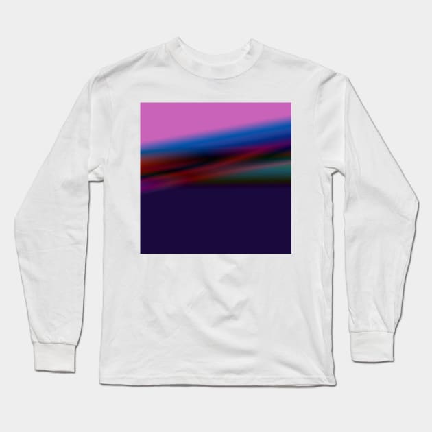 blue pink purple texture abstract art Long Sleeve T-Shirt by Artistic_st